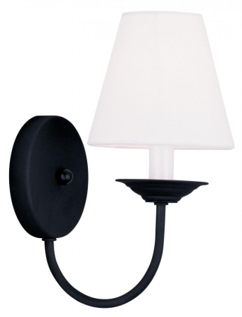 Livex 5271-04 1 Light Wall Sconce In Black