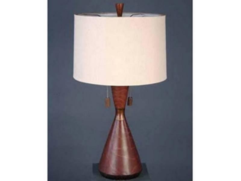 Park Lane Lighting, Llc 637 Round Beige Travertine Shade Table Lamp