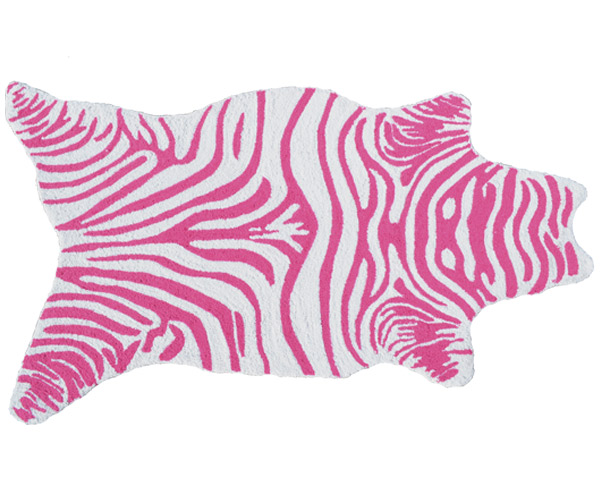 25618b Mini Zebra Pink Rug