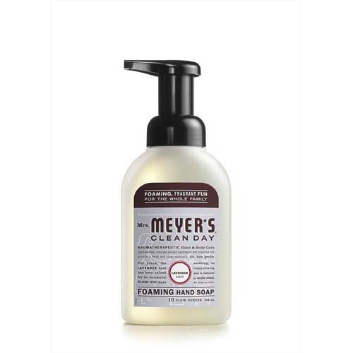 Mrs. Meyer's 1553684 Mrs. Meyer's Foaming Hand Soap - Lavender - 10 Fl Oz