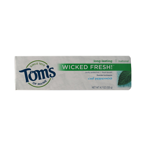 Tom's Of Maine 778084 Tom's Of Maine Wicked Fresh Toothpaste Cool Peppermint - 4.7 Oz - Case Of 6