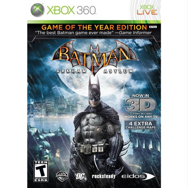 Warner Brothers 960100 Batman: Arkham Asylum [game Of The Year Edition] - Xbox 360