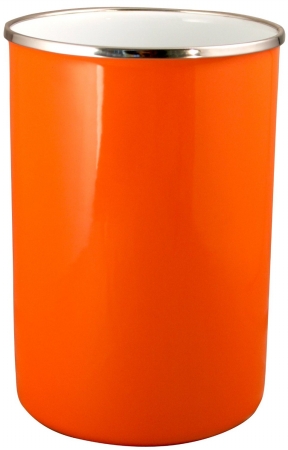 82500 Enamel On Steel Utensil Holder - Orange