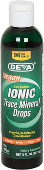 1245885 Deva Vegan Ionic Trace Mineral Drops - 8 Fl Oz