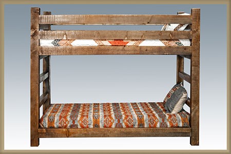 Mwhcbbnsl Bunk Bed, Twintwin - Homestead Collection - Stained And Lacquered
