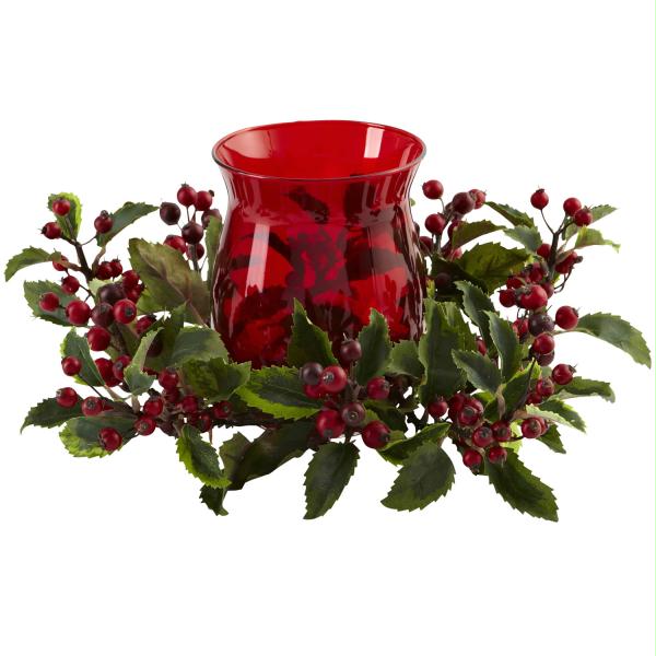 Holly Berry Candleabrum