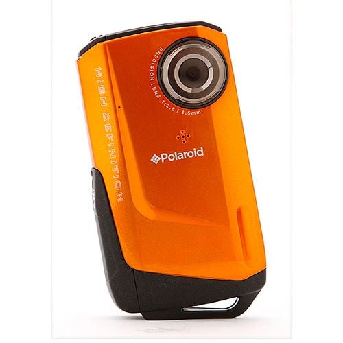 Polaroid ID642-ORG-KIT-AMX Waterproof HD Camcorder Kit Orange
