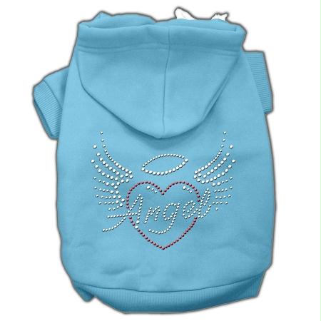 54-84 Xsbbl Angel Heart Rhinestone Hoodies Baby Blue Xs - 8