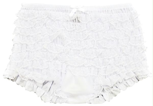 UPC 714718395401 product image for UAJ2984WT Boy Shorts Ruffled White | upcitemdb.com