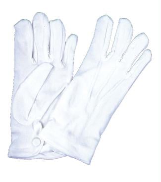 Ba03md Gloves Men Nylon W Snap White