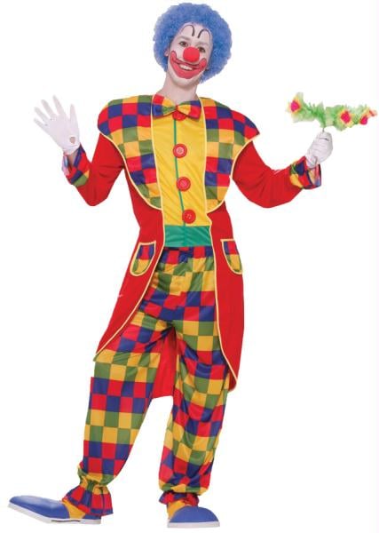 Fm64756 Clown Tuxedo Adult Std