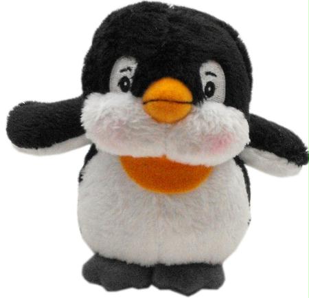 40-03 Pgn Plush Christmas Dog Toy With Squeaker Penguin