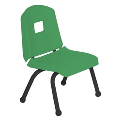 12chrn-tl-dg Split Bucket Chair With Dustin Green And Teal Frame, 12 In.
