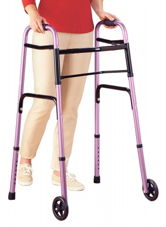 ''716270pk-1'' Colorselect Adult Walker With Wheels