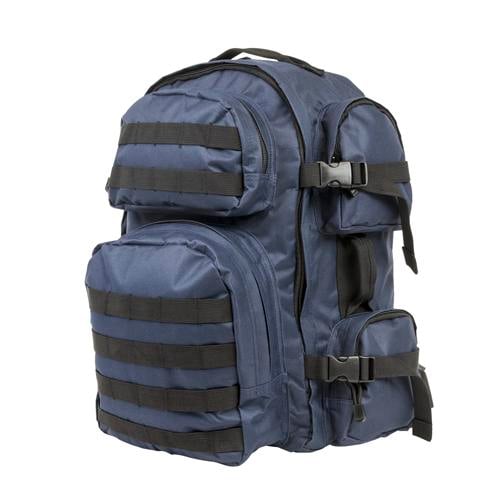 Tactical Back Pack - Blue-black Trim