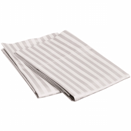 650sdpc Stsv Egyptian Cotton 650 Thread Count Standard Pillowcase Set-silver