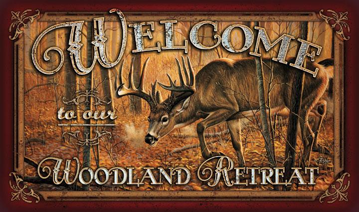 017-1860 Welcome Deer Door Mat