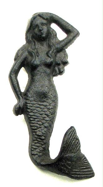 0184s-0516 Cast Iron Mermaid Hook