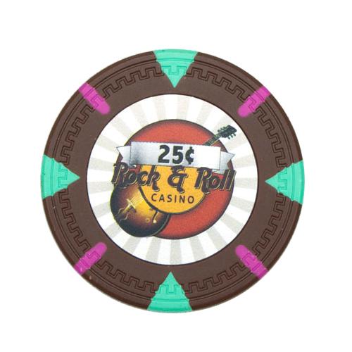 Cprr-25c 25 Roll Of 25 - Rock & Roll 13.5 Gram - 25c - Cents
