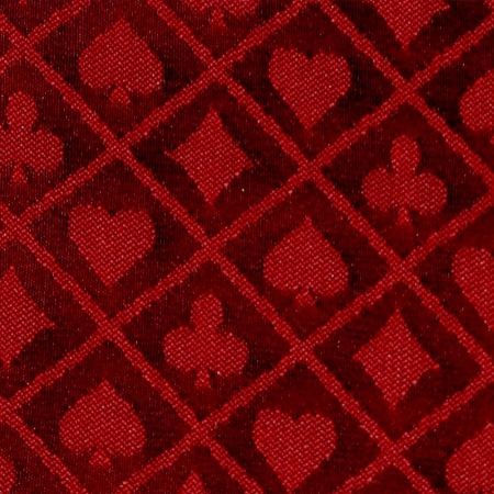 10 Ft. Section Of Red Two-tone Poker Table Speed Cloth