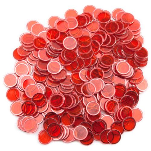 Bry Belly Gbin-601 300 Pack Red Magnetic Bingo Chips