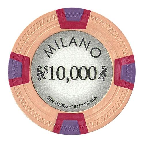 Bry Belly Cpml-$10000 25 Roll Of 25 - Milano 10 Gram Clay - $10000