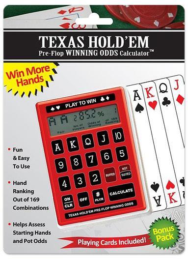Bry Belly Gpa-006 Texas Hold Ft. Em Pre-flop Odds Calculator With Deck Of Cards
