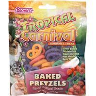 F.m. Browns Inc-pet-tropical Carnival Baked Pretzel Small Animal Treat 2 Ounce 44914-2