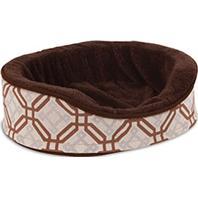 Inc-beds-jacquard Oval Lounger- Assorted 18 X 14 Inch 80244