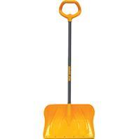 -poly Snow Shovel With Versa Grip- Yellow-gray 20 Inch 1649800