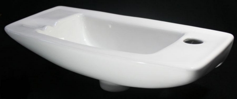 Ab103 Ab103 Small White Wall Mounted Porcelain Bathroom Sink Basin
