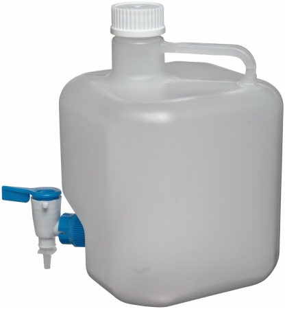 Dynalab Corp 505634-1 Carboy Square With Spigot Pp 5 L