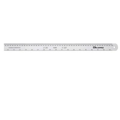 306-12 12 Aluminum Ruler With Converision Tables-116 Mm