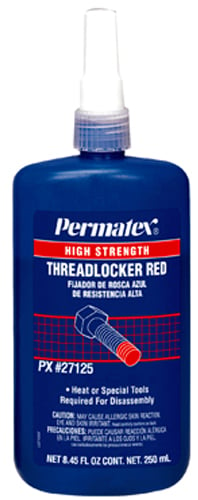 230-27110 Permatex High Strength Threadlocker Red 10 Ml Bottle