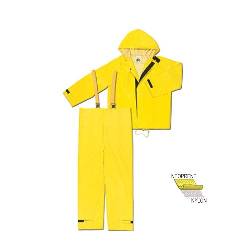River City 611-8402l Hydroblast 0.35 Mm. Neoprene-nylon Suit, 2 Piece - Yellow