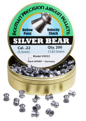 UPC 850488002320 product image for Beeman PY-P-451 Beeman Silver Bear .22 Cal 12.65 Grains Hollowpoint 200ct | upcitemdb.com