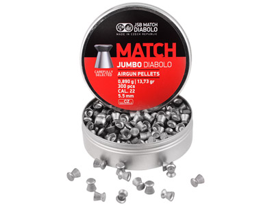 UPC 894421600167 product image for JSB PY-P-957 JSB Match Jumbo Diabolo Pellets .22 Cal 13.73 Grains Wadcutter 300c | upcitemdb.com
