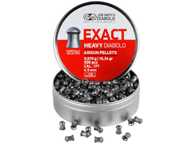 UPC 894421300074 product image for JSB PY-P-388 JSB Diabolo Exact Heavy .177 Cal 10.34 Grains Domed 500ct | upcitemdb.com