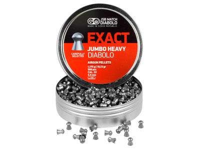 UPC 894421300111 product image for JSB PY-P-690 JSB Match Diabolo Exact Jumbo Heavy .22 Cal 18.13 Grains Domed 500c | upcitemdb.com