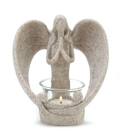 57070646 Earth Angel Candle Holder