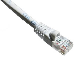 Axiom Memory Solutionlc Axiom 10ft Cat5e 350mhz Patch Cable Molded Boot - white Axiom Memory Solutionlc Axiom 10ft Cat5e 350mhz Patch Cable Molded Boot - white