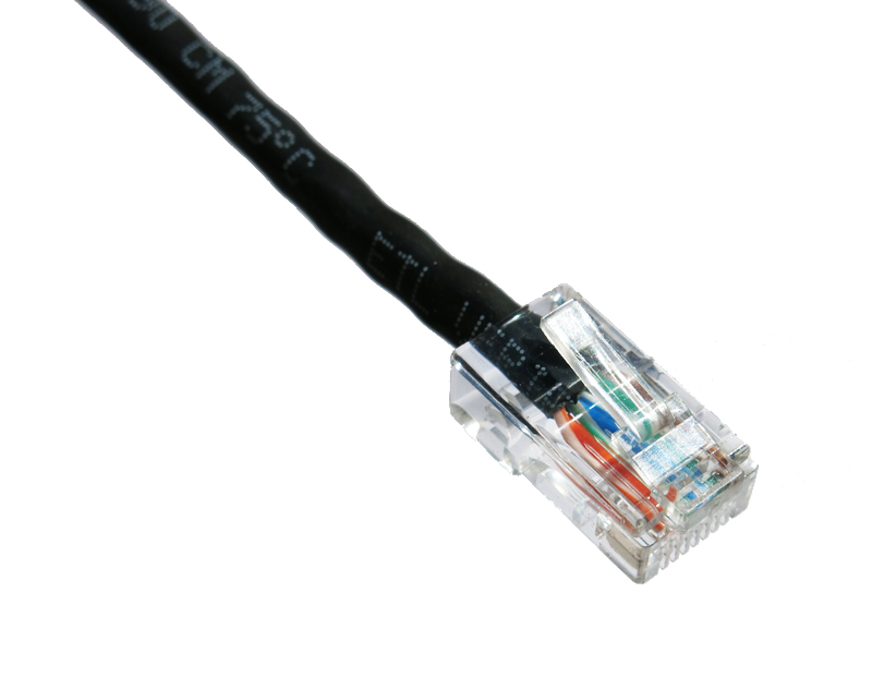 Axiom Memory Solutionlc Axiom 100ft Cat6 550mhz Patch Cable Non-booted - black Axiom Memory Solutionlc Axiom 100ft Cat6 550mhz Patch Cable Non-booted - black