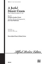 Alfred 00-16056 Joyful Mozart Canon-2-3Pt Book Alfred 00-16056 Joyful Mozart Canon-2-3Pt Book