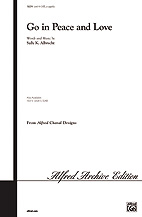 Alfred 00-16374 Go In Peace & Love-Satb Book Alfred 00-16374 Go In Peace & Love-Satb Book