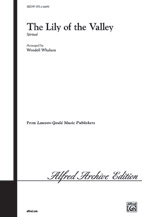 Alfred 00-Lg52141 Lily Of The Valley-Satb Book Alfred 00-Lg52141 Lily Of The Valley-Satb Book