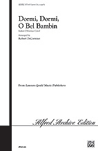 Alfred 00-Lg53052 Dormi Dormi O Bel Bambin-Satb Book Alfred 00-Lg53052 Dormi Dormi O Bel Bambin-Satb Book