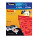 Fellowes 52010 Fellowes,laminating Pouch,glossy 4x6 Photo,25pk