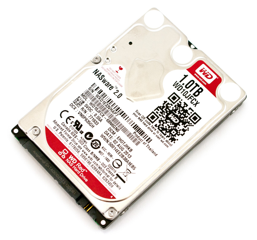 WSTRN DIG WD10JFCX Western Digital Red NAS 1TB 2.5 in. Internal Hard Drive Desktop 16 MB Buffer