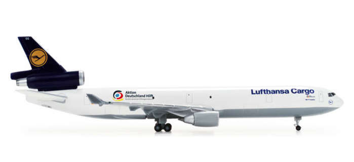 500 Scale He526104 Lufthansa Cargo Md11f 1-500 Aktion Deutschland