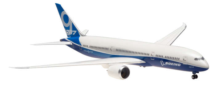 Hogan Wings 1-200 Commercial Models Hg0397g Hogan Boeing House 787-9 1-200 With Gear Ground Configuration
